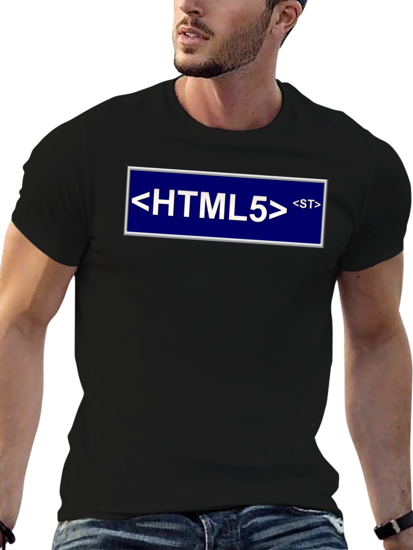 HTML5 Developer Black T-Shirt - Coding Tee