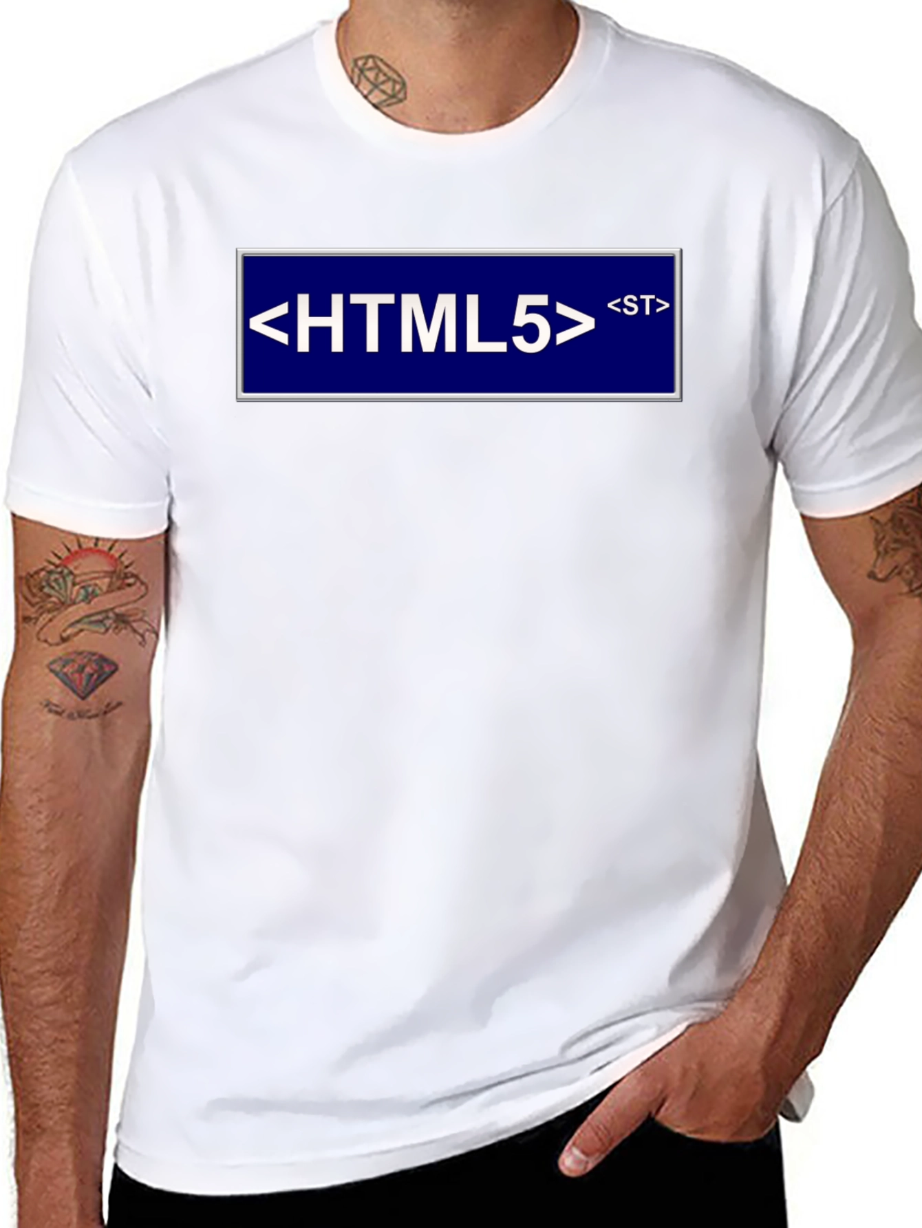 HTML5 Developer Black T-Shirt - Coding Tee