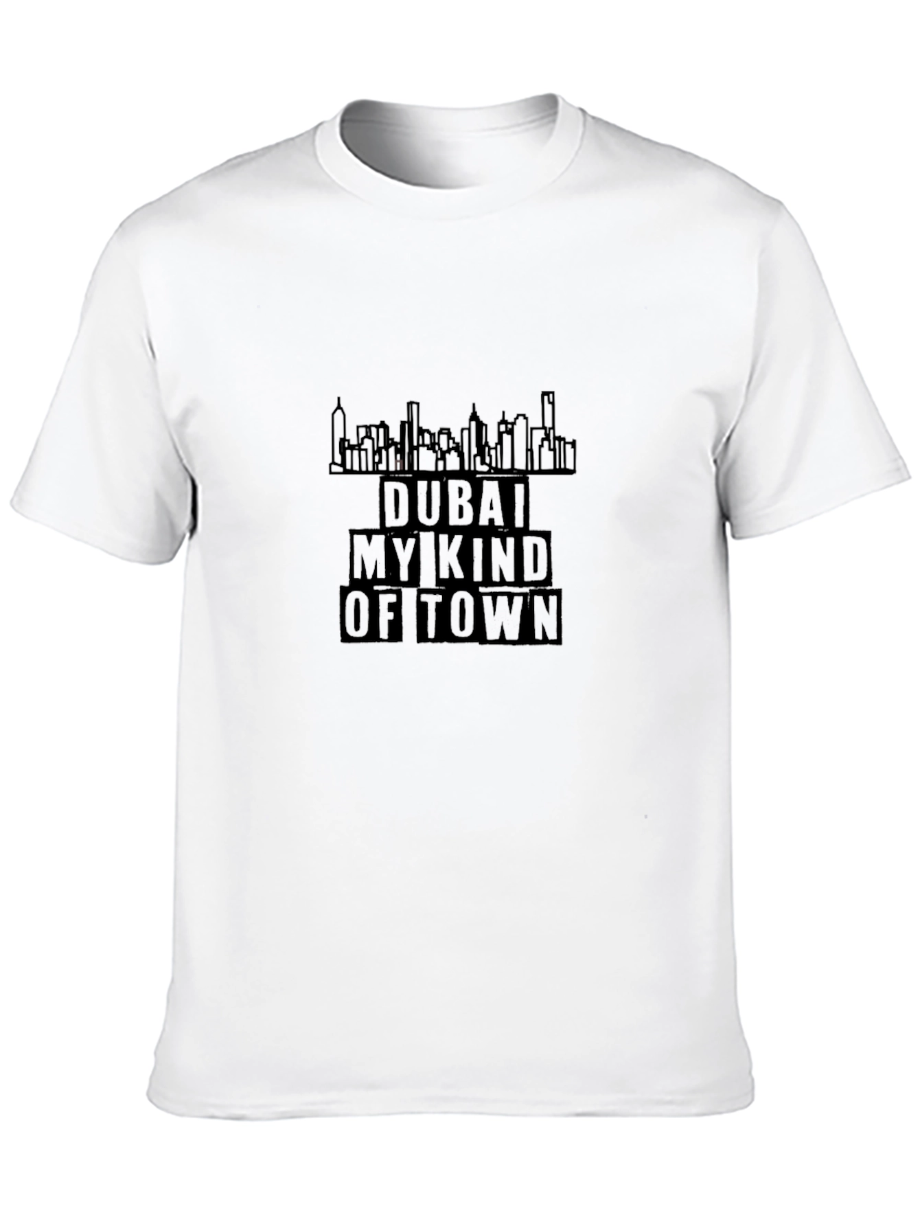 Dubai My Kind Of Town Black T-Shirt