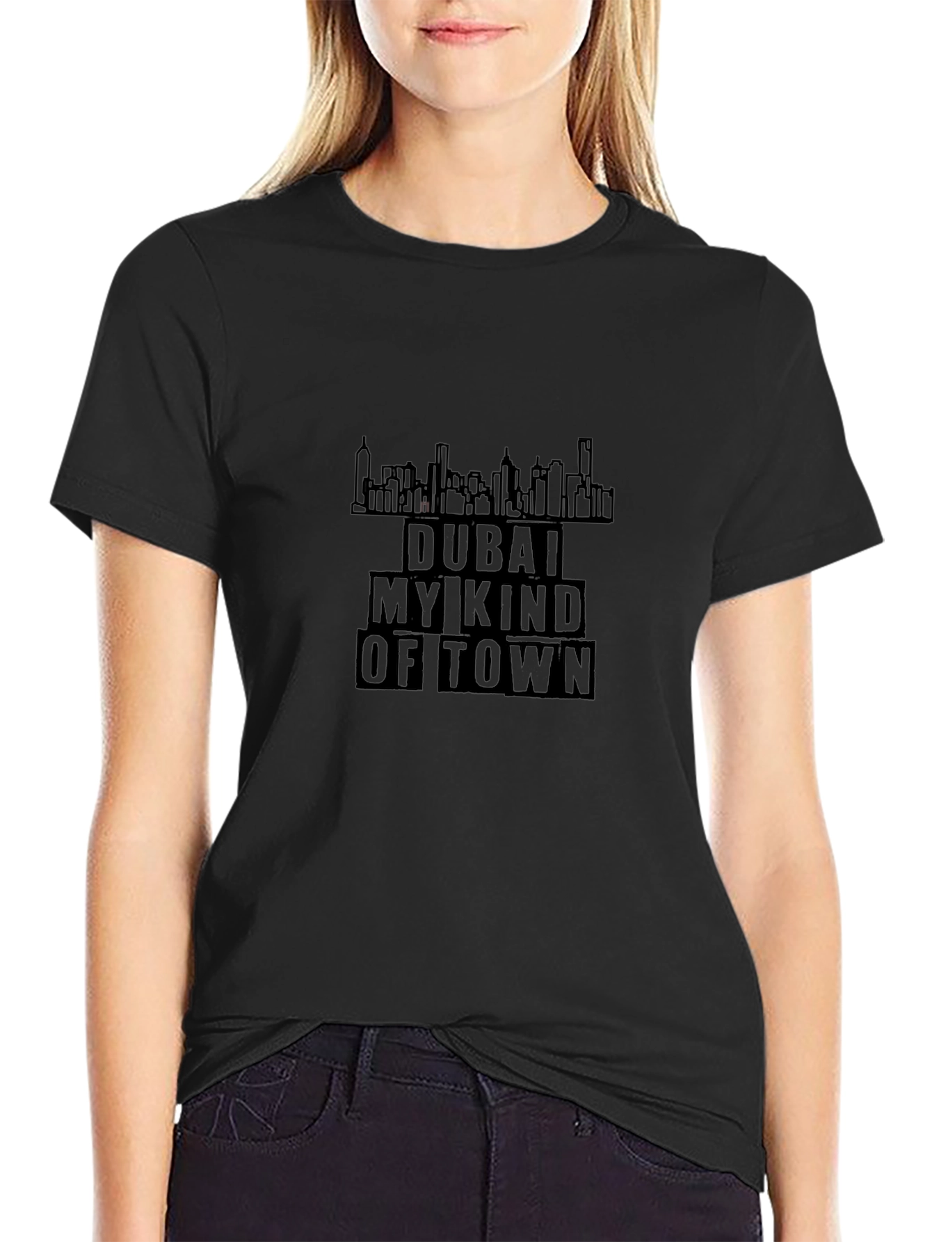 Dubai My Kind Of Town Black T-Shirt