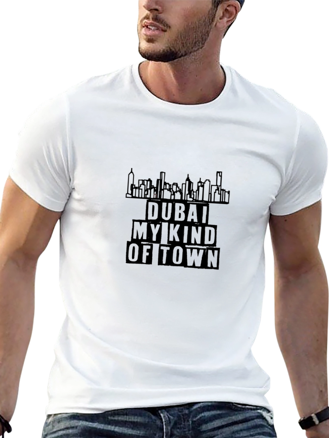 Dubai My Kind Of Town Black T-Shirt