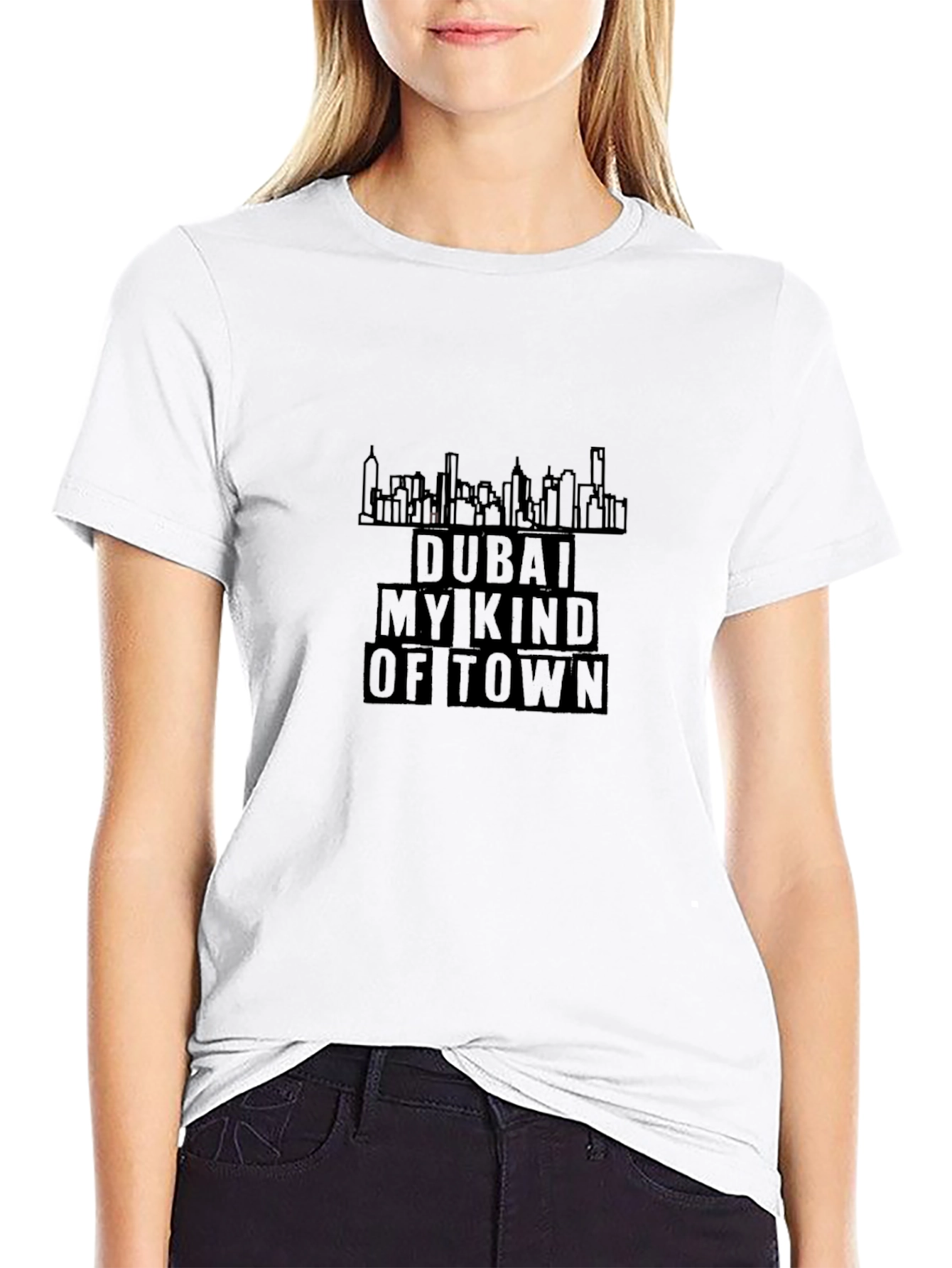 Dubai My Kind Of Town Black T-Shirt