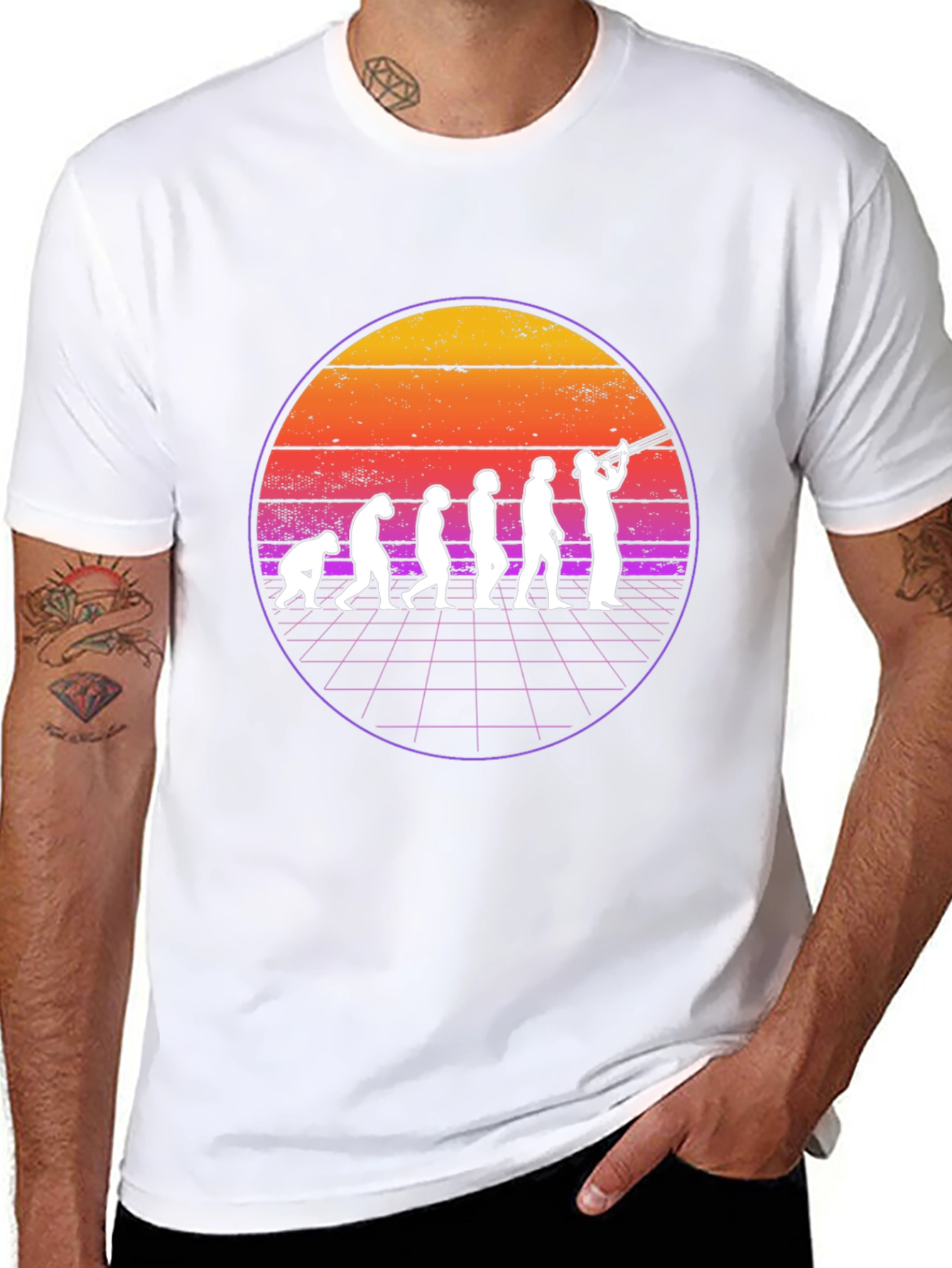 Retro Evolution T-Shirt - The Art of Telescope Viewing