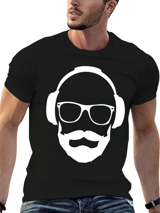 Cool Dude Graphic Tee - Black Cotton T-Shirt