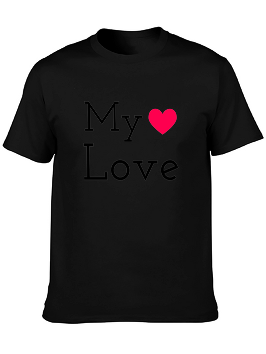 My Love T-Shirt - Stylish Heart Design