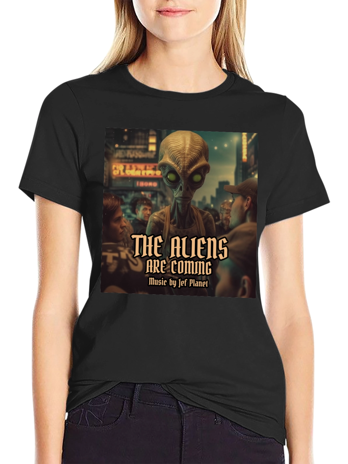 The Aliens Are Coming Graphic T-Shirt