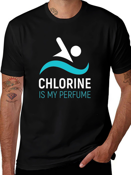 Chlorine Is My Perfume T-Shirt Swimmer Tee