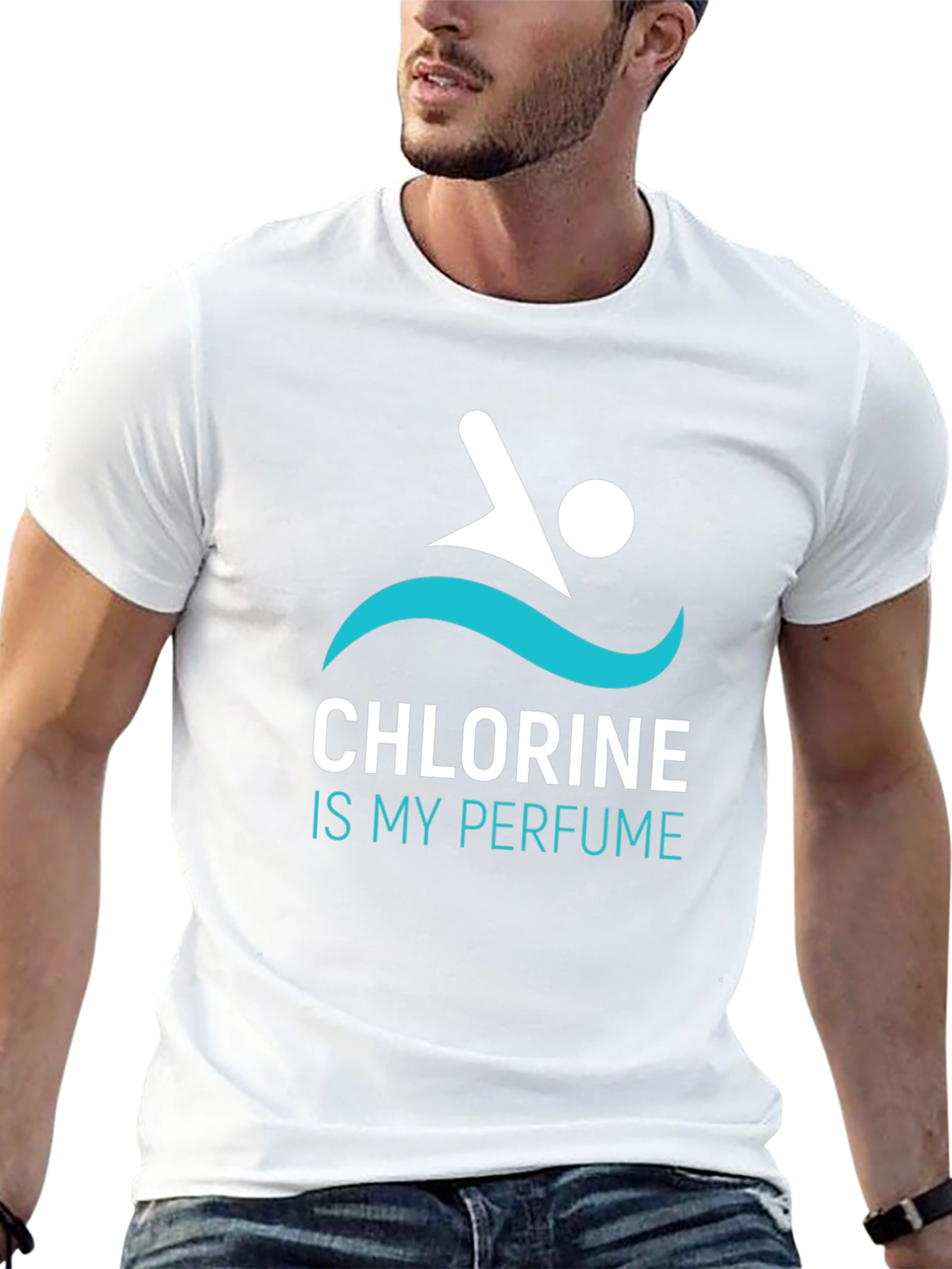Chlorine Is My Perfume T-Shirt Swimmer Tee