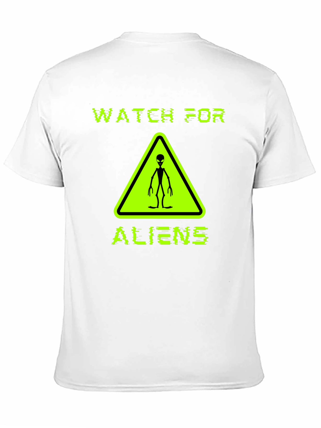 Watch For Aliens Graphic Tee - Black