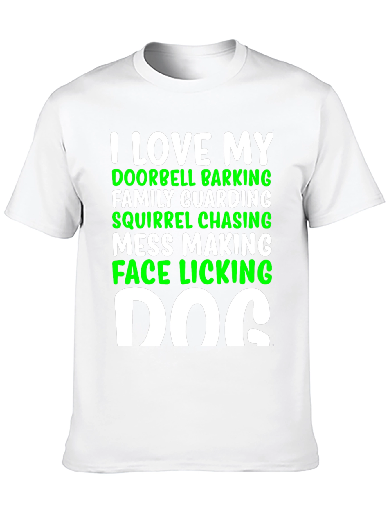 I Love My Dog Tee: Quirky Canine Lover T-Shirt