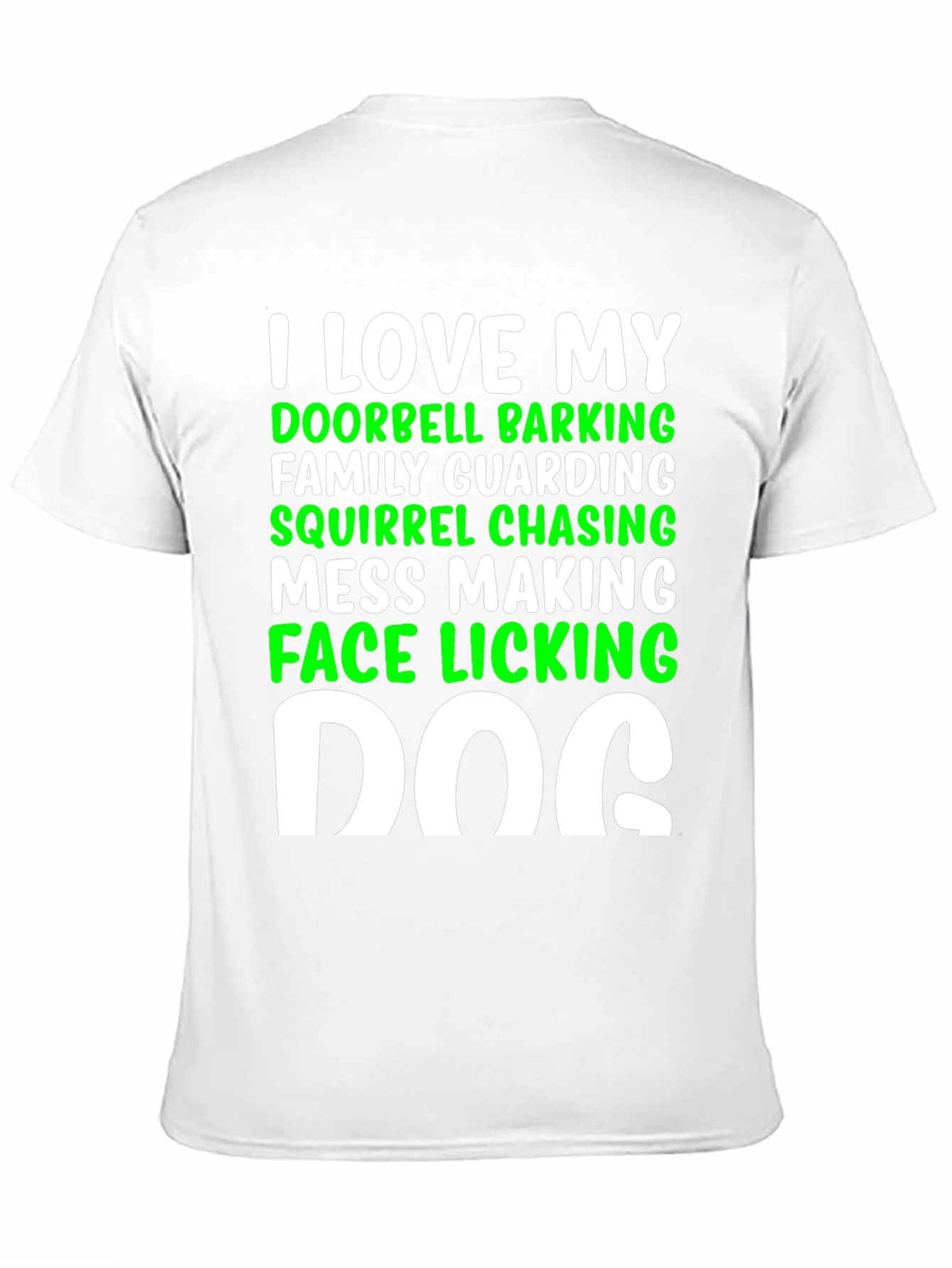 I Love My Dog Tee: Quirky Canine Lover T-Shirt