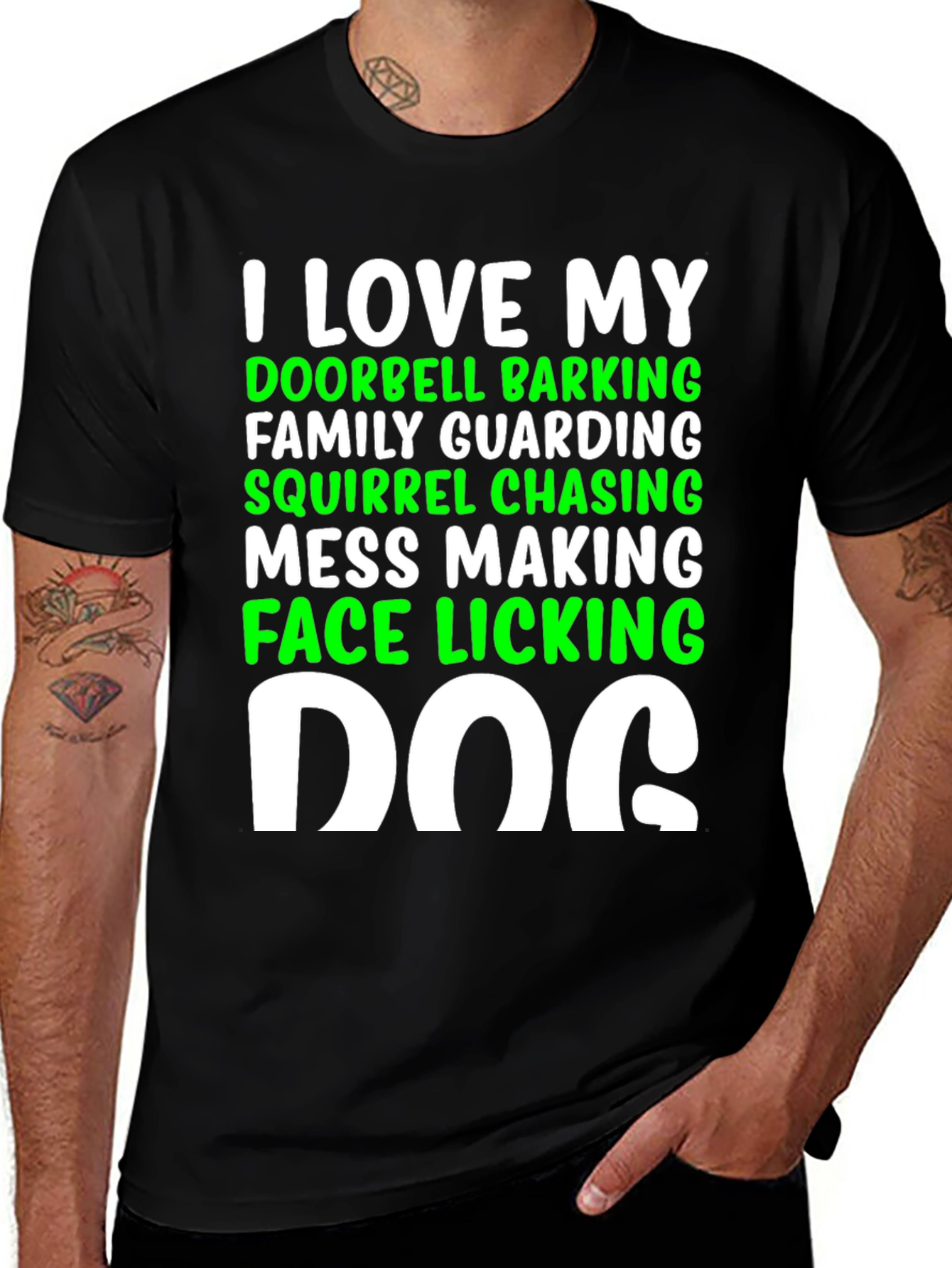 I Love My Dog Tee: Quirky Canine Lover T-Shirt