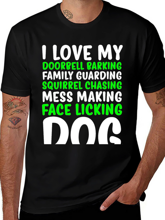 I Love My Dog Tee: Quirky Canine Lover T-Shirt