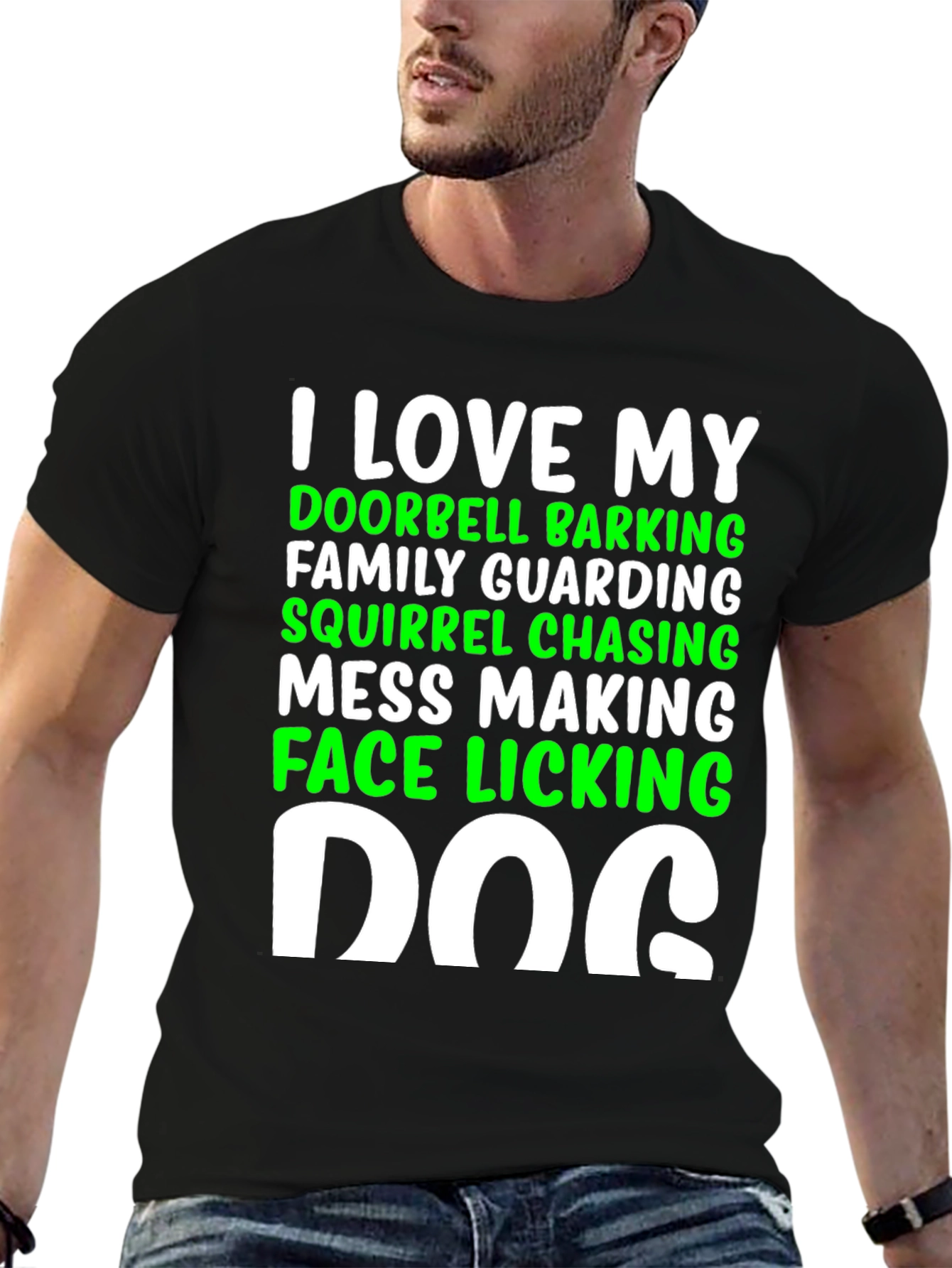 I Love My Dog Tee: Quirky Canine Lover T-Shirt