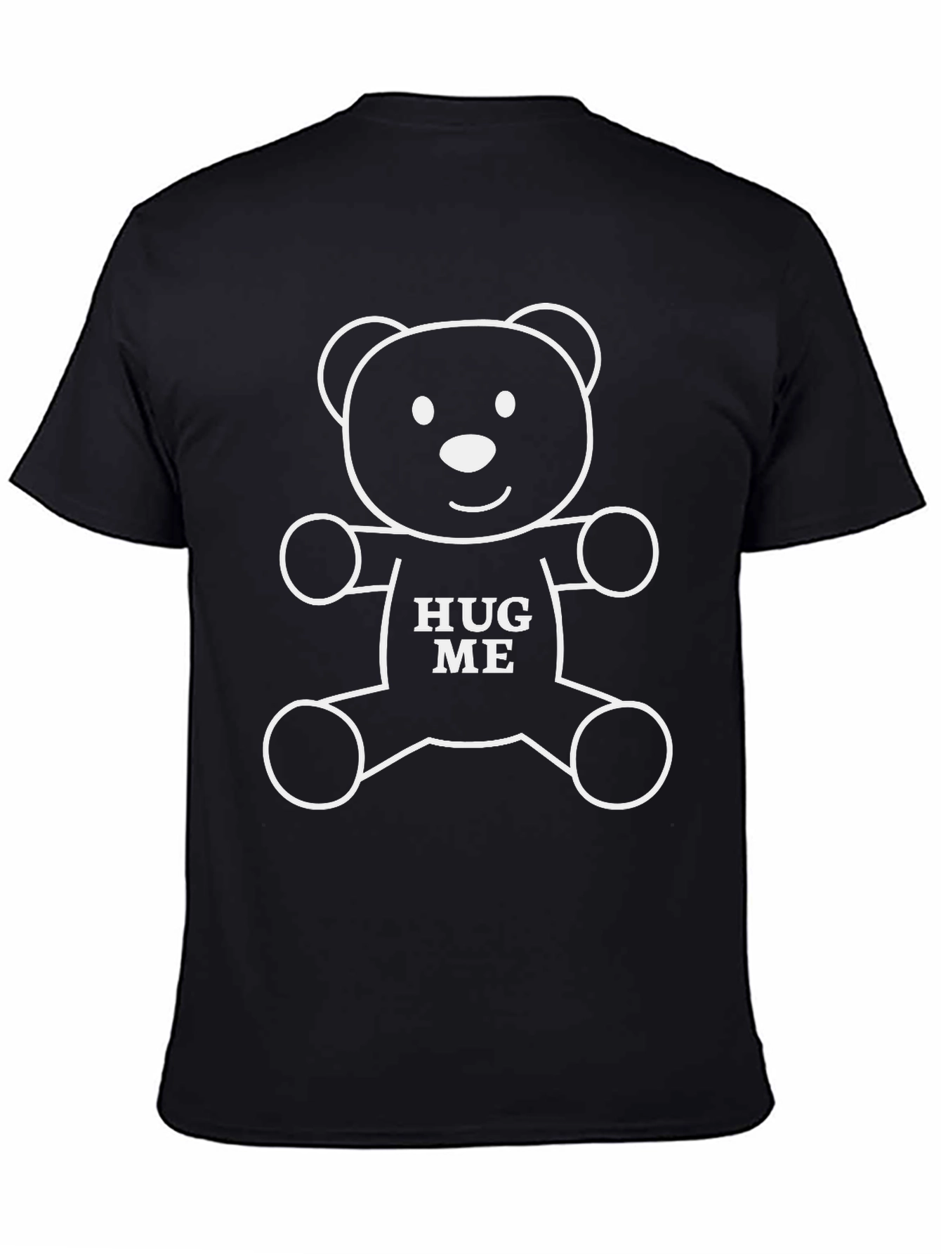 Cute Bear Hug Me Graphic T-Shirt