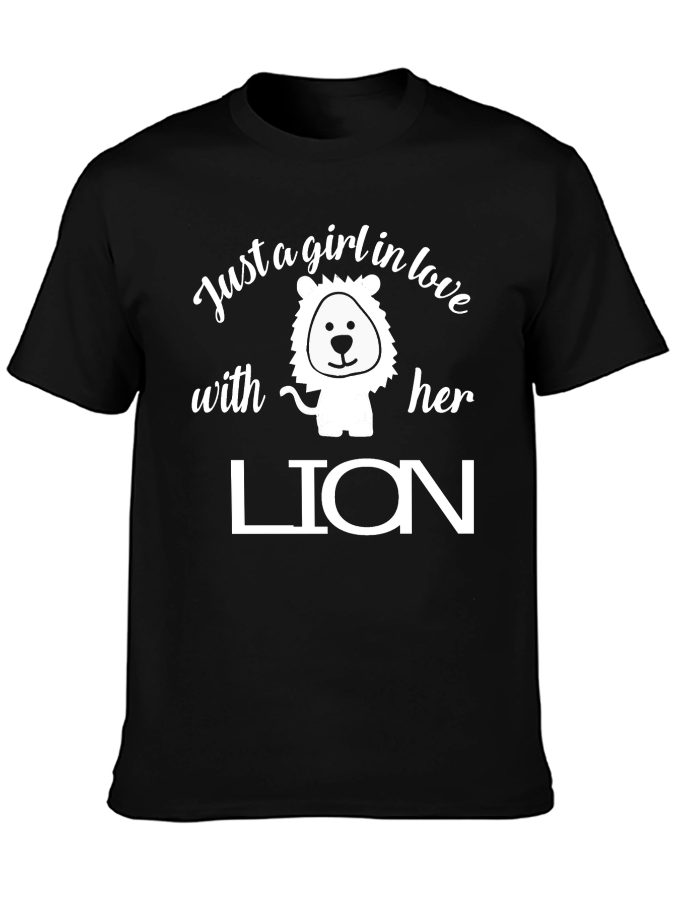 Girl In Love With Her Lion Tee