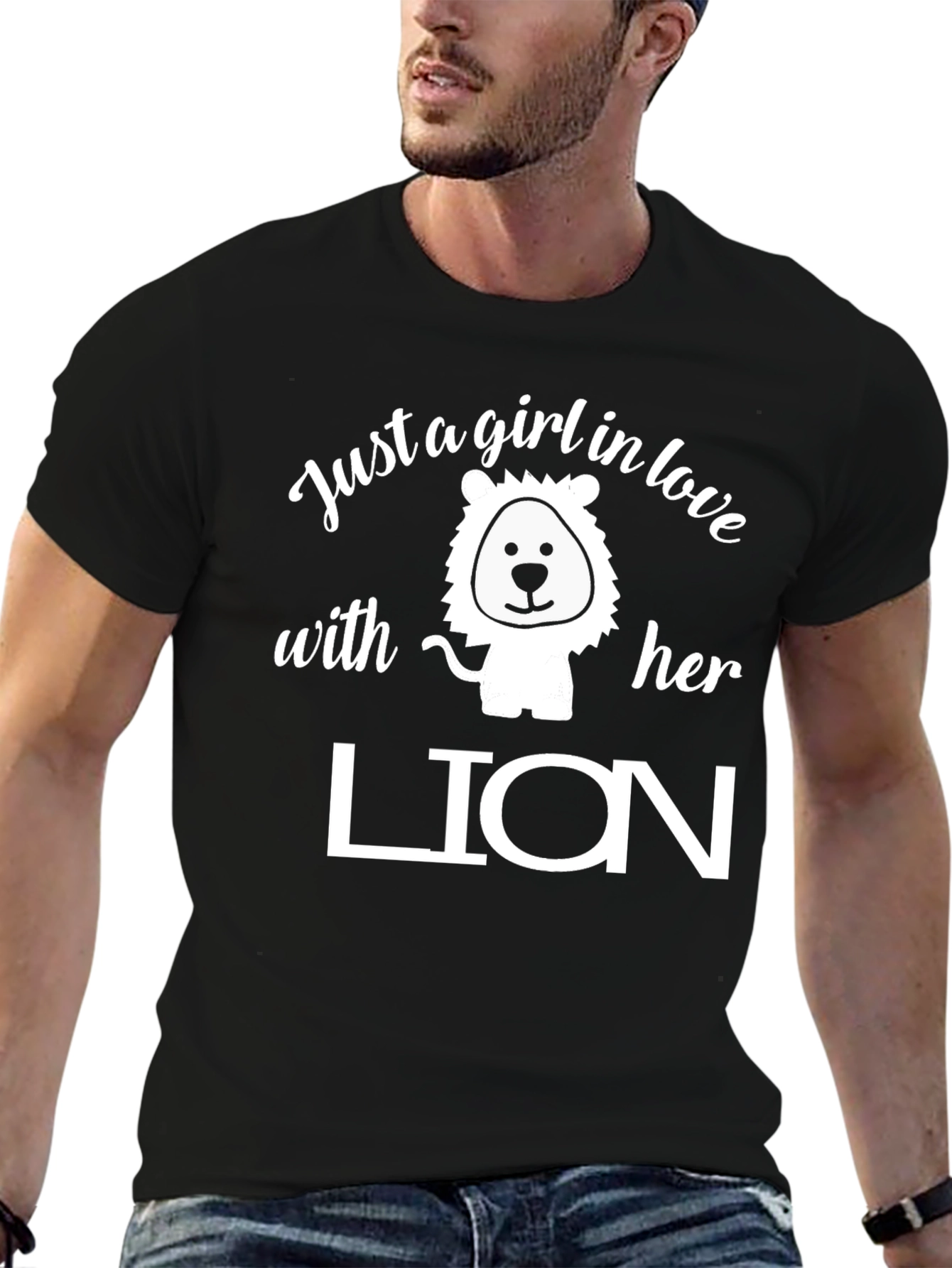 Girl In Love With Her Lion Tee
