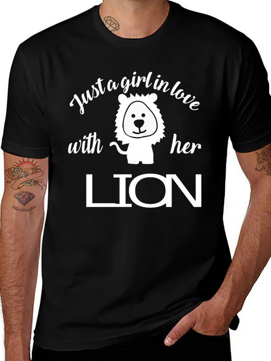Girl In Love With Her Lion Tee