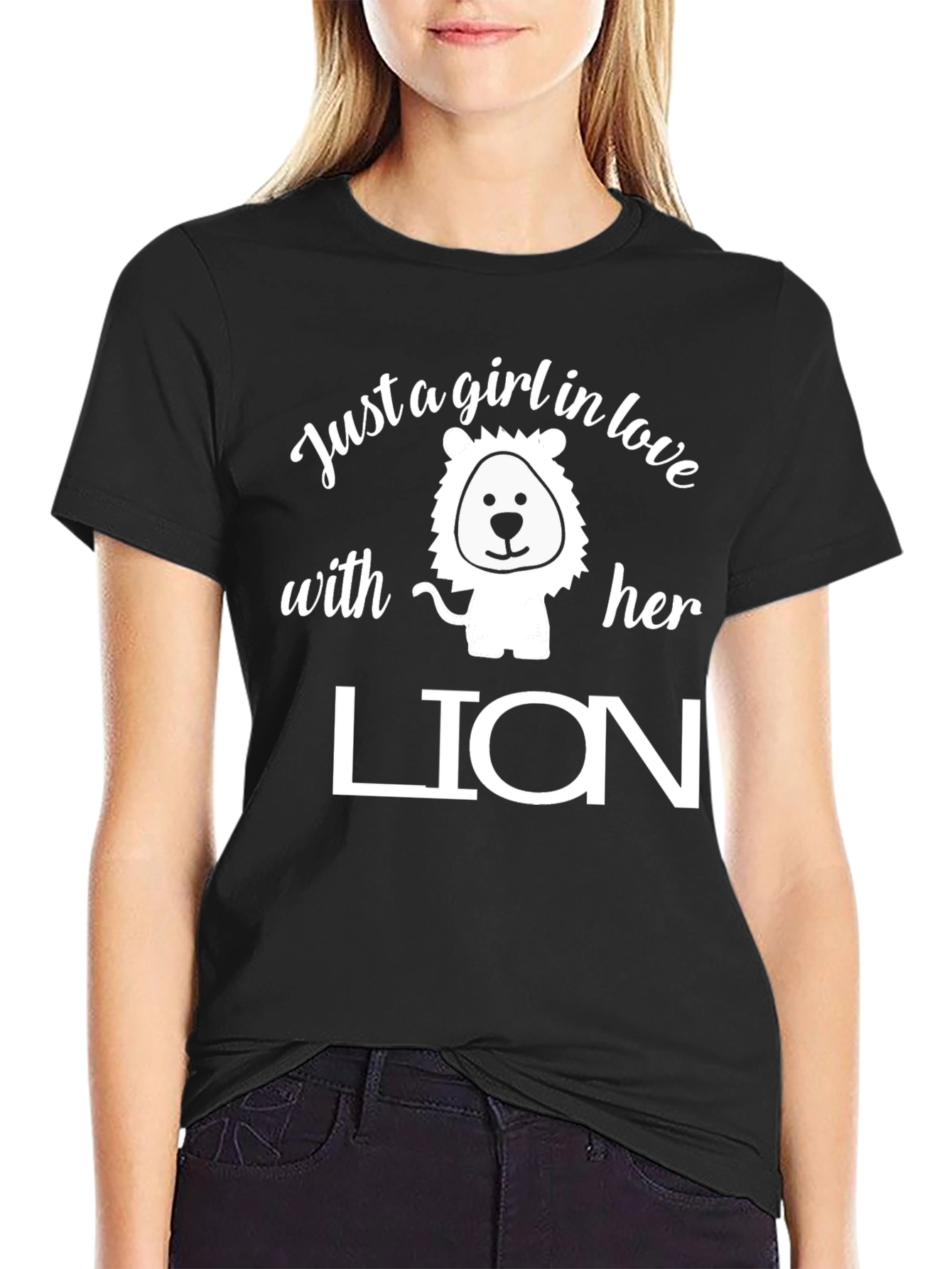 Girl In Love With Her Lion Tee