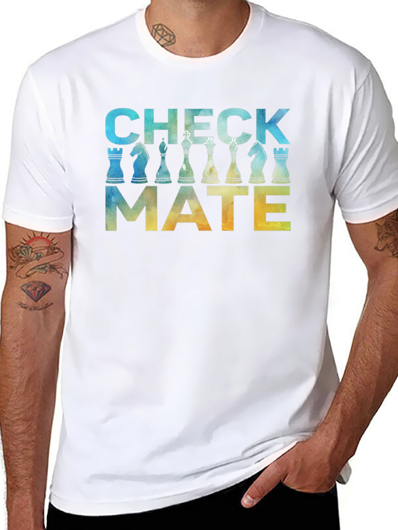 Checkmate Chess Piece T-Shirt - Stylish Graphic Tee