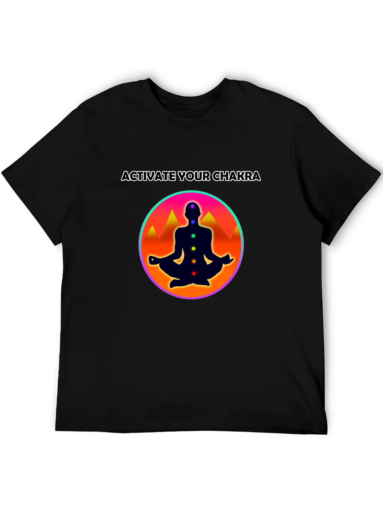 Chakra Activation T-Shirt: Meditate in Style