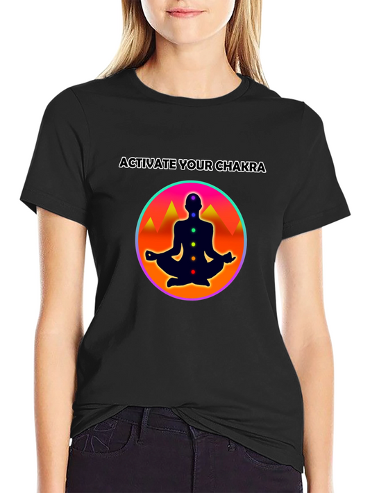 Chakra Activation T-Shirt: Meditate in Style