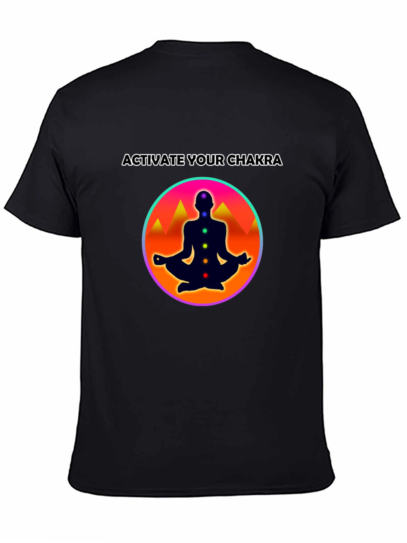 Chakra Activation T-Shirt: Meditate in Style