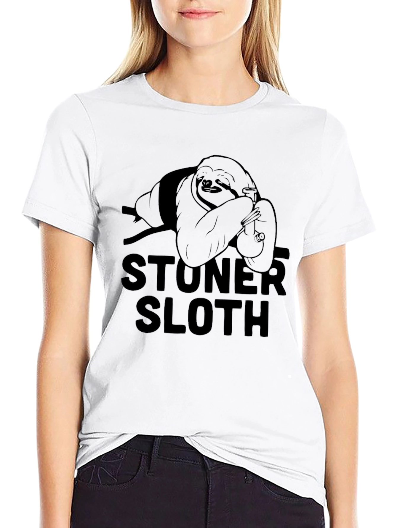 Stoner Sloth T-Shirt - Relaxed Fit Graphic Tee