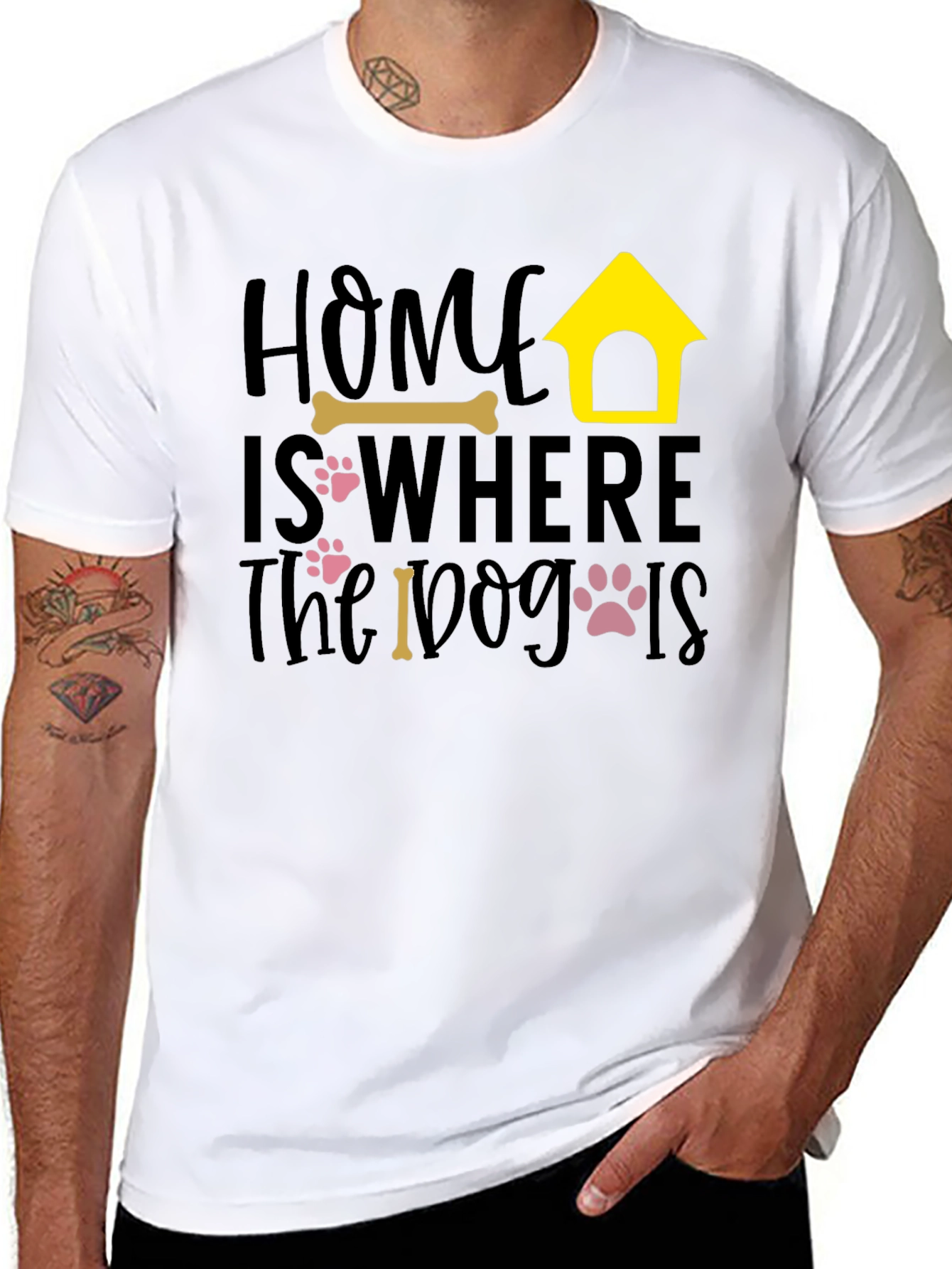 Home Is Where the Dog Is Graphic Tee