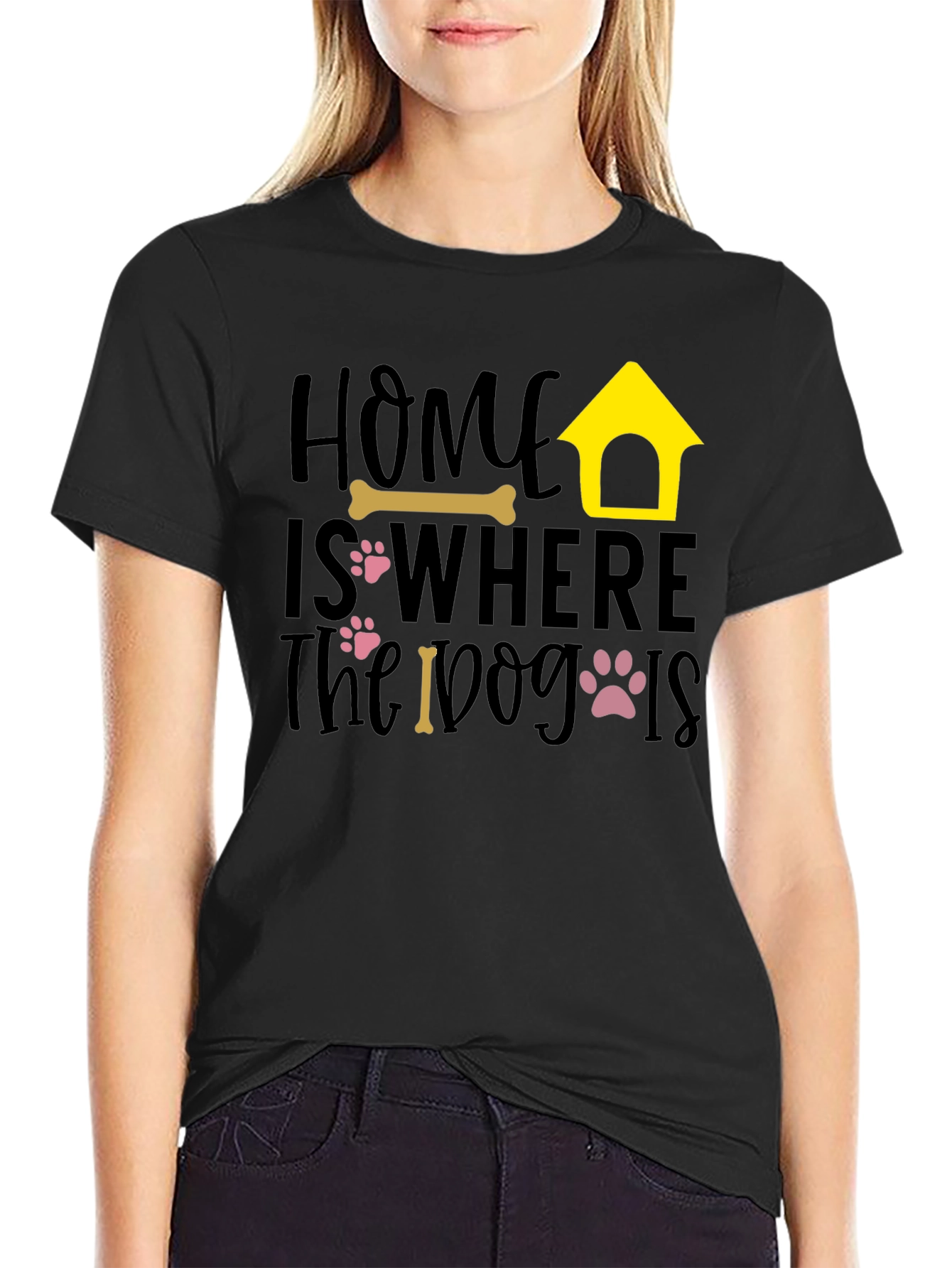 Home Is Where the Dog Is Graphic Tee