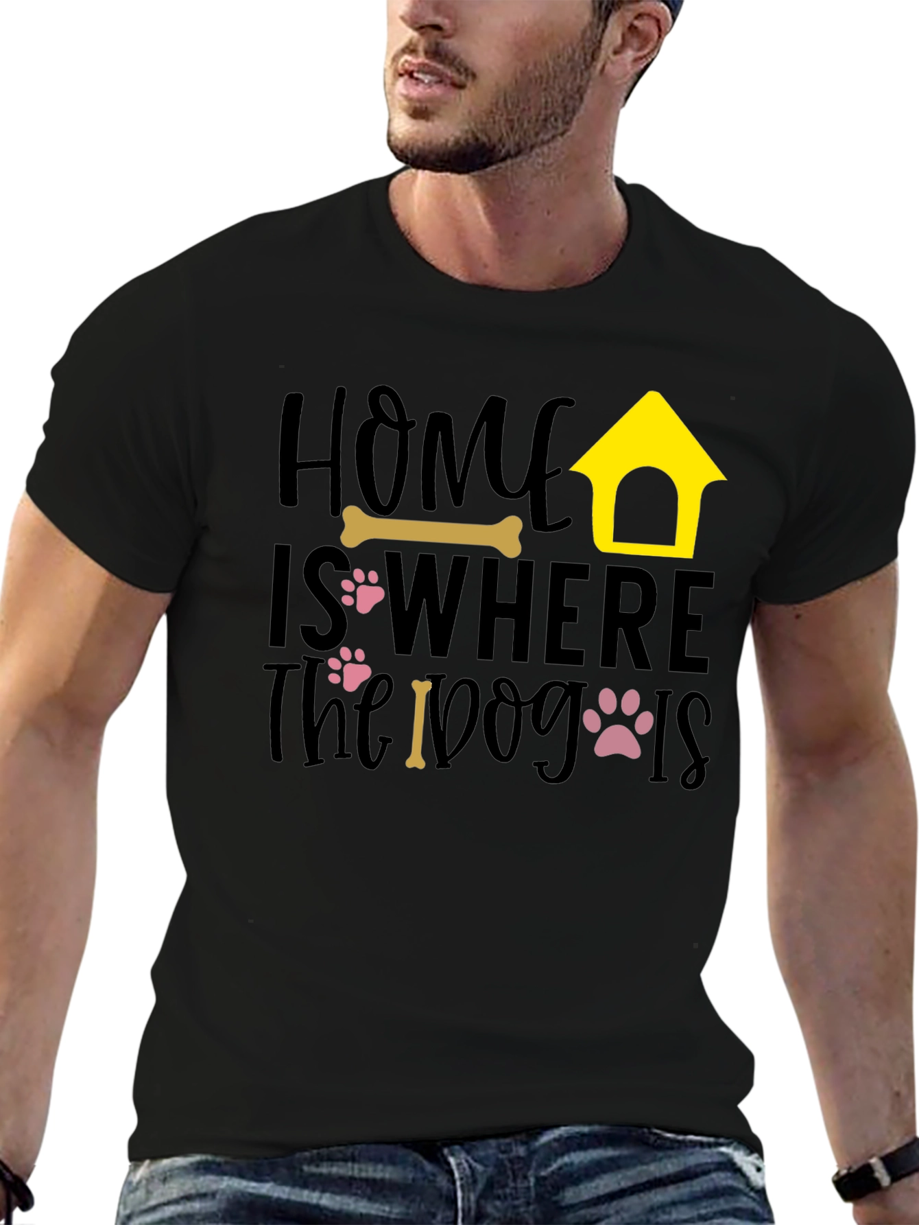 Home Is Where the Dog Is Graphic Tee