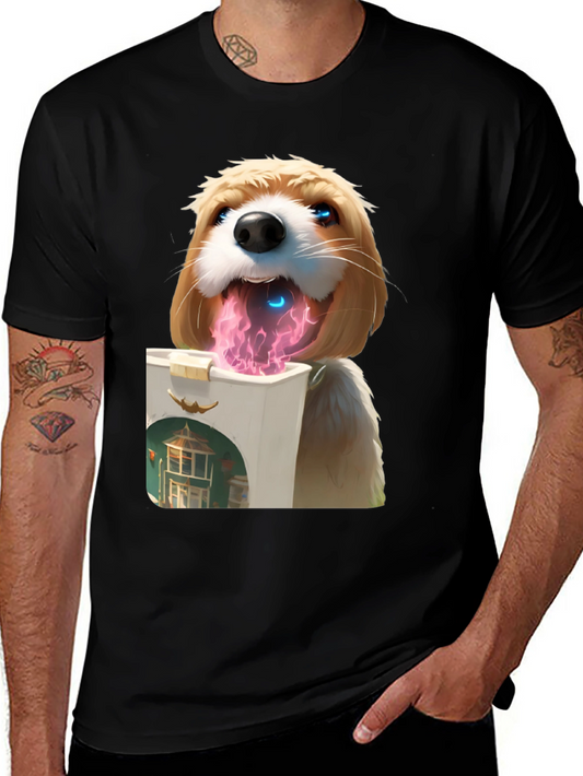 Dog Lover T-Shirt - Artistic Graphic Tee
