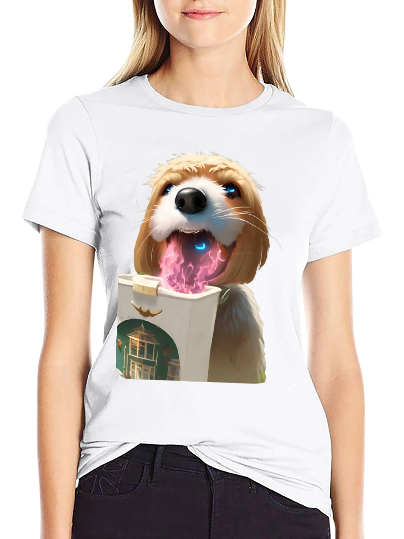 Dog Lover T-Shirt - Artistic Graphic Tee