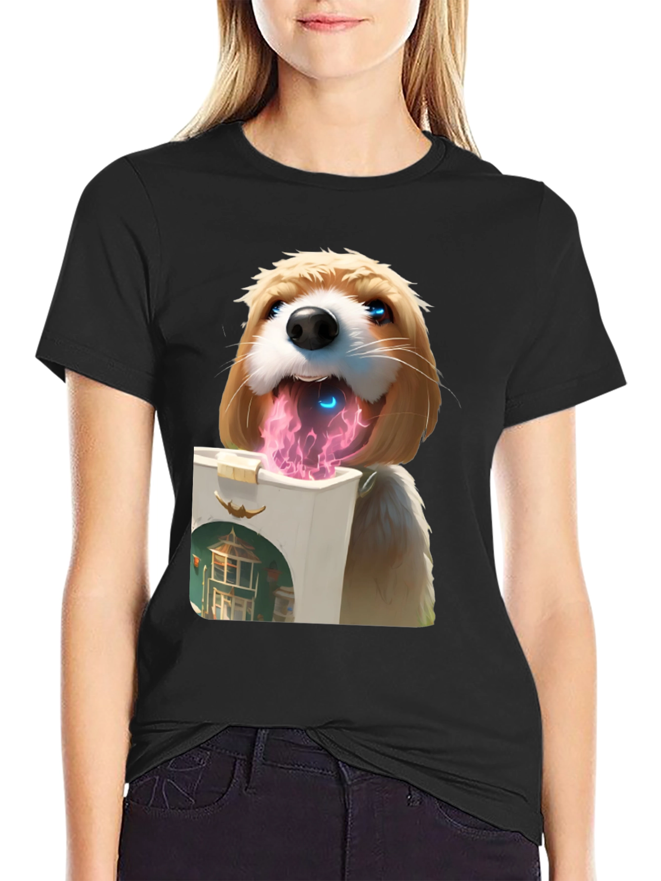 Dog Lover T-Shirt - Artistic Graphic Tee