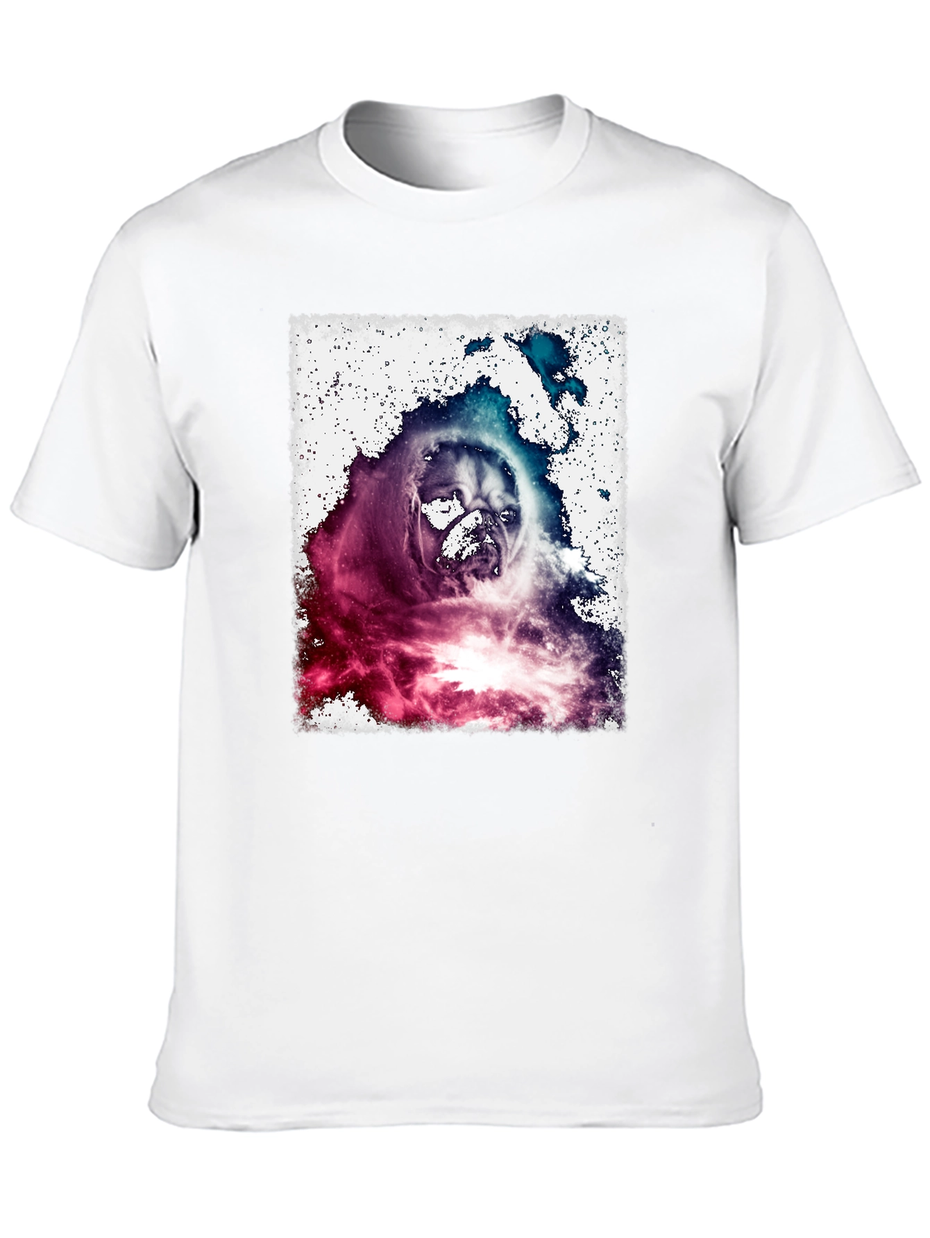 Pug Space Dog T-Shirt - Galaxy Pet Tee