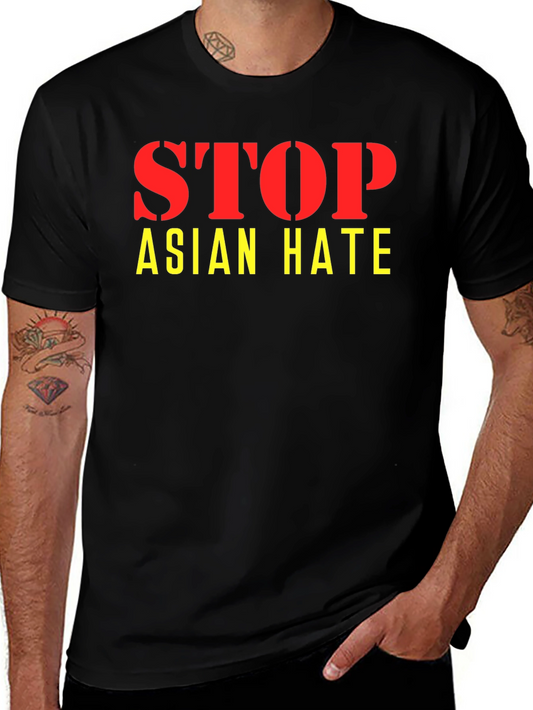 Stop Asian Hate T-Shirt - Black Activism Tee