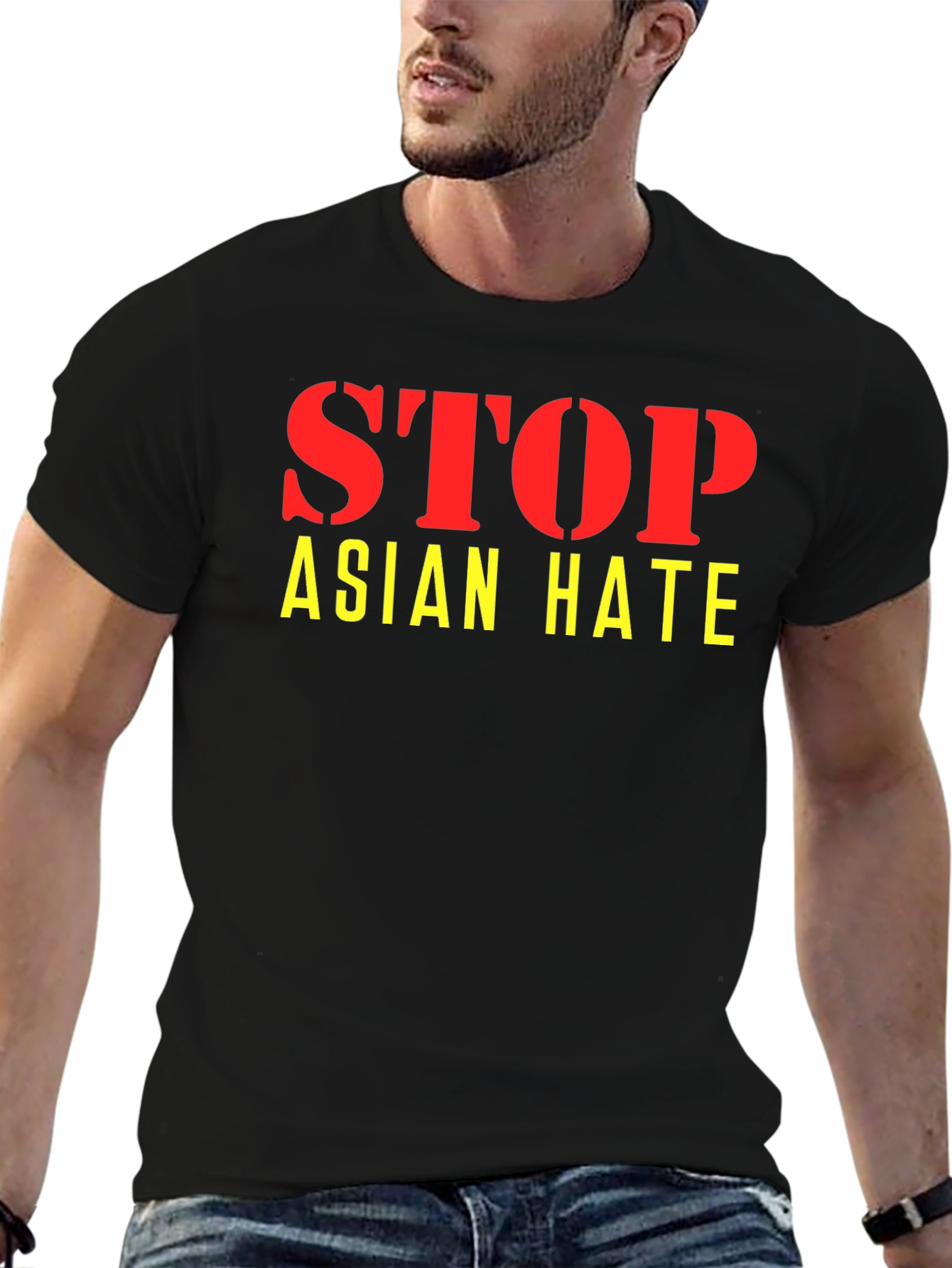 Stop Asian Hate T-Shirt - Black Activism Tee