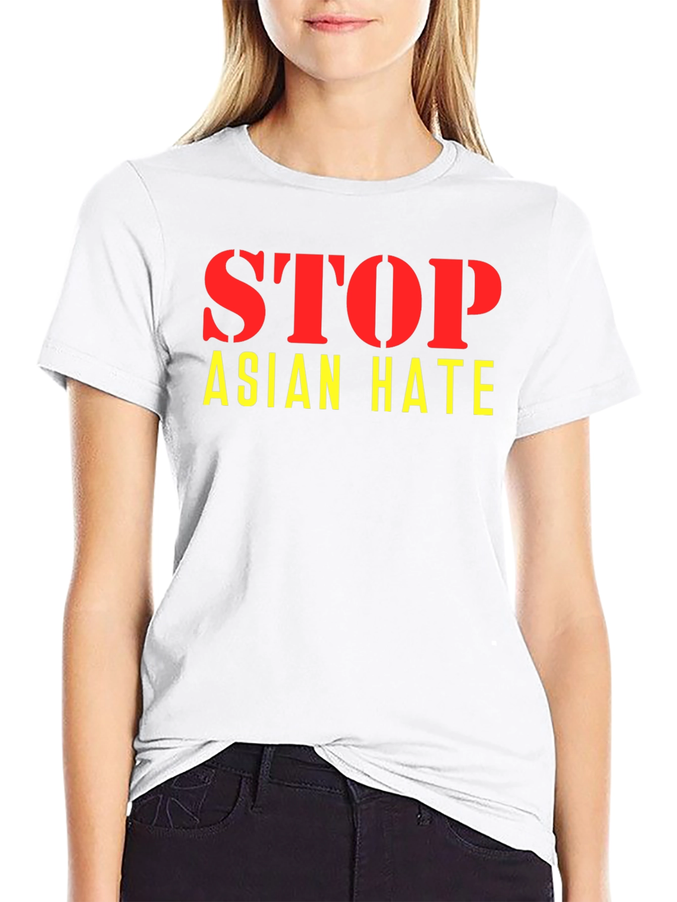 Stop Asian Hate T-Shirt - Black Activism Tee