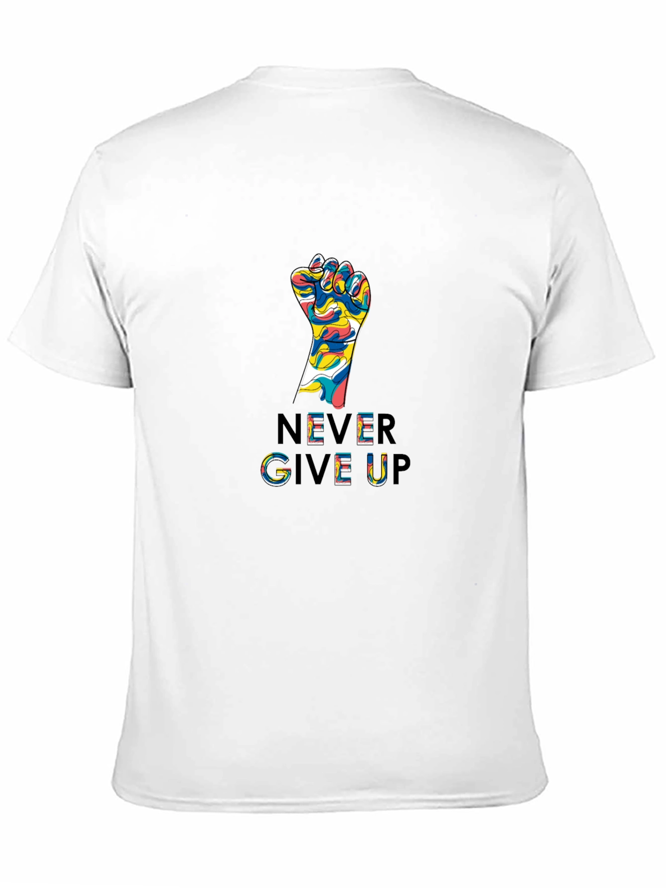 Never Give Up Graphic T-Shirt
