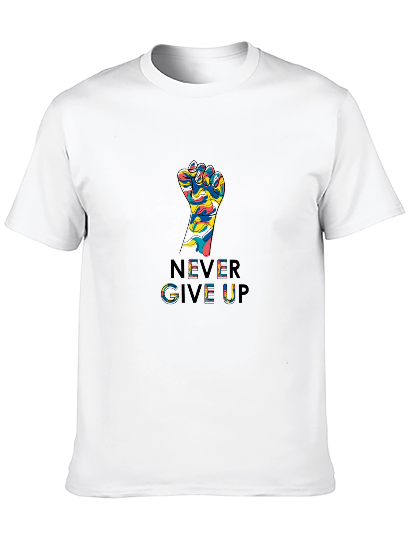 Never Give Up Graphic T-Shirt