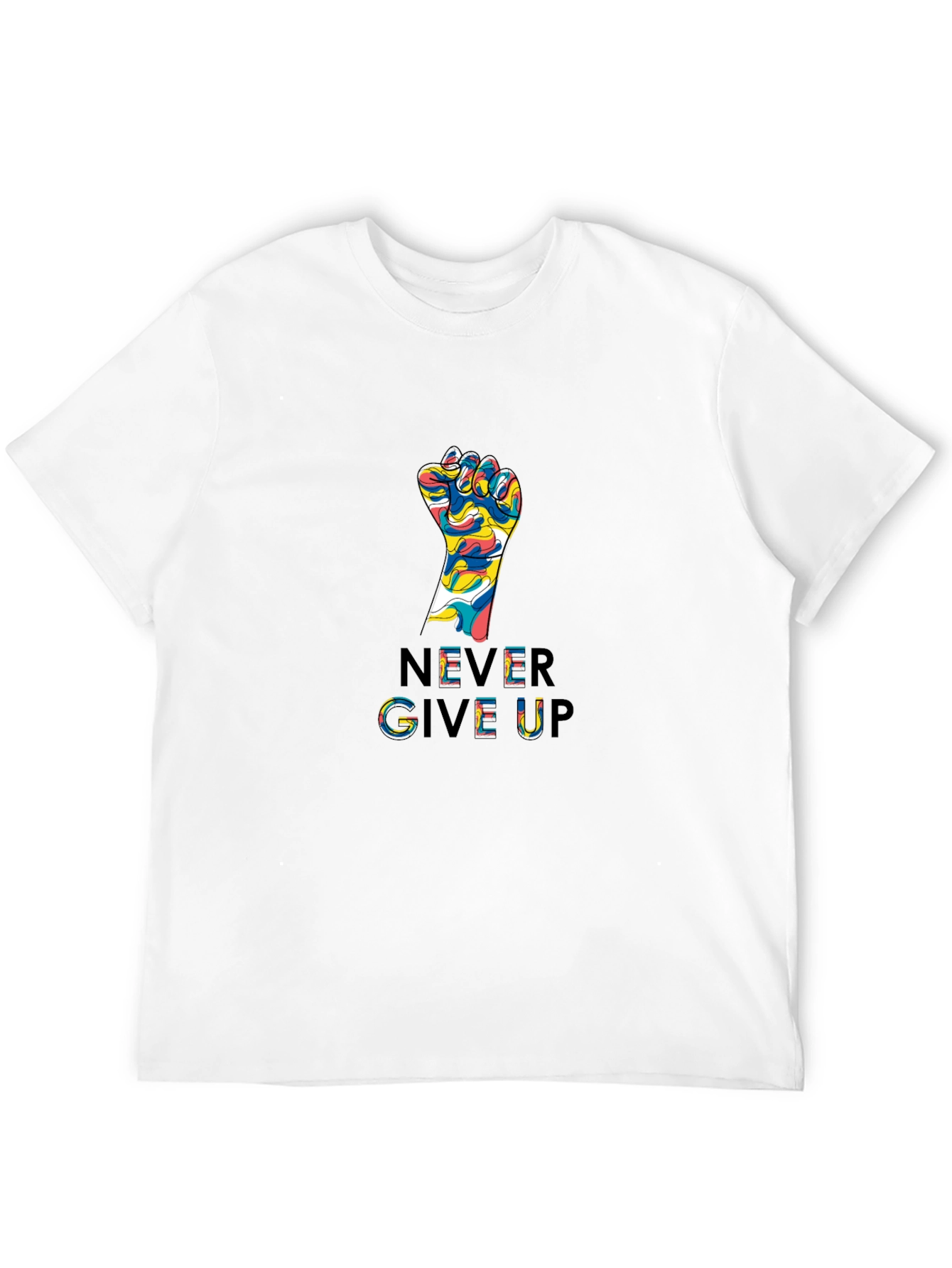 Never Give Up Graphic T-Shirt