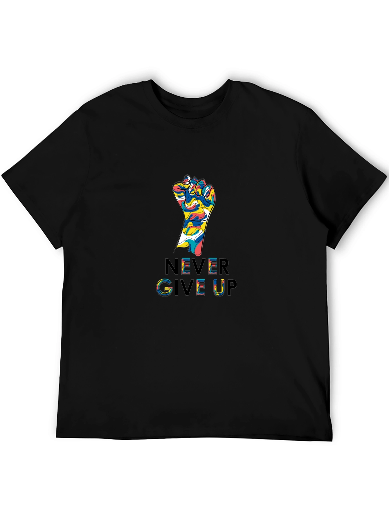 Never Give Up Graphic T-Shirt