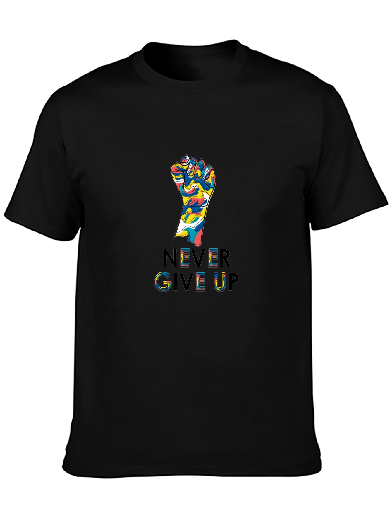 Never Give Up Graphic T-Shirt