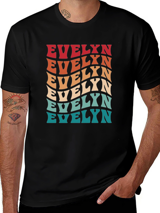 Evelyn Retro Wave T-Shirt Vintage Style