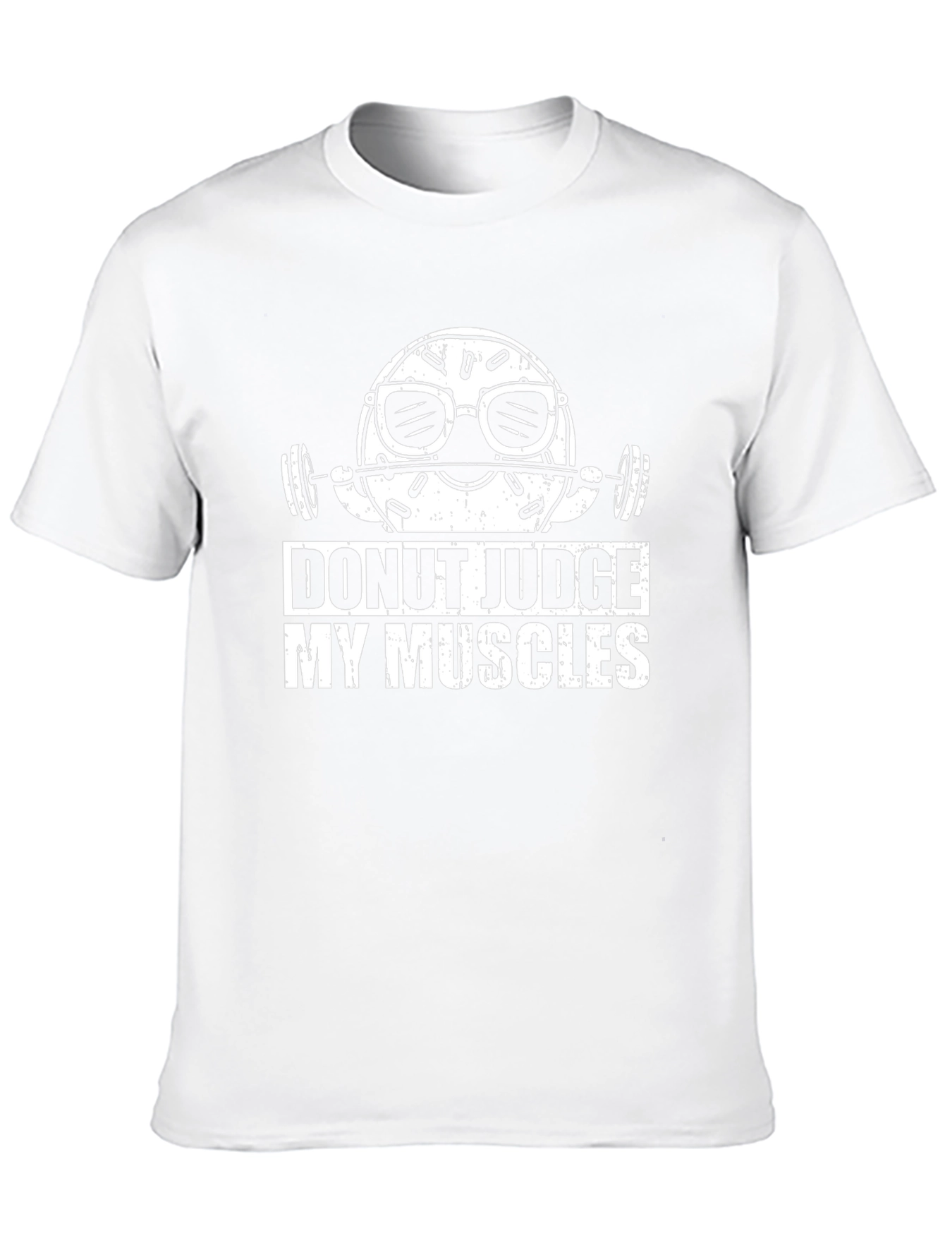 Donut Judge My Muscles Black T-Shirt
