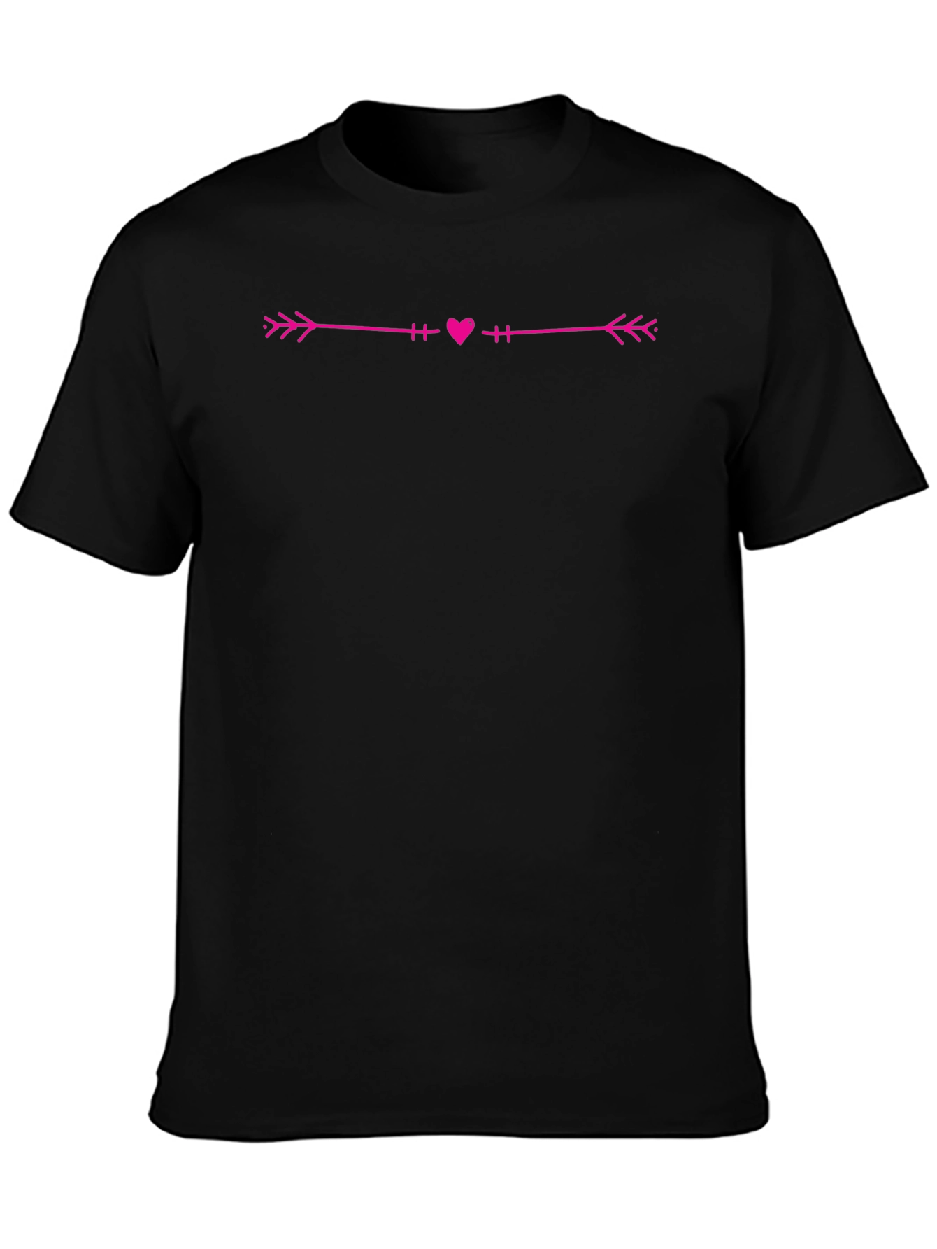 Heart Arrow Graphic Tee - Stylish Casual Top