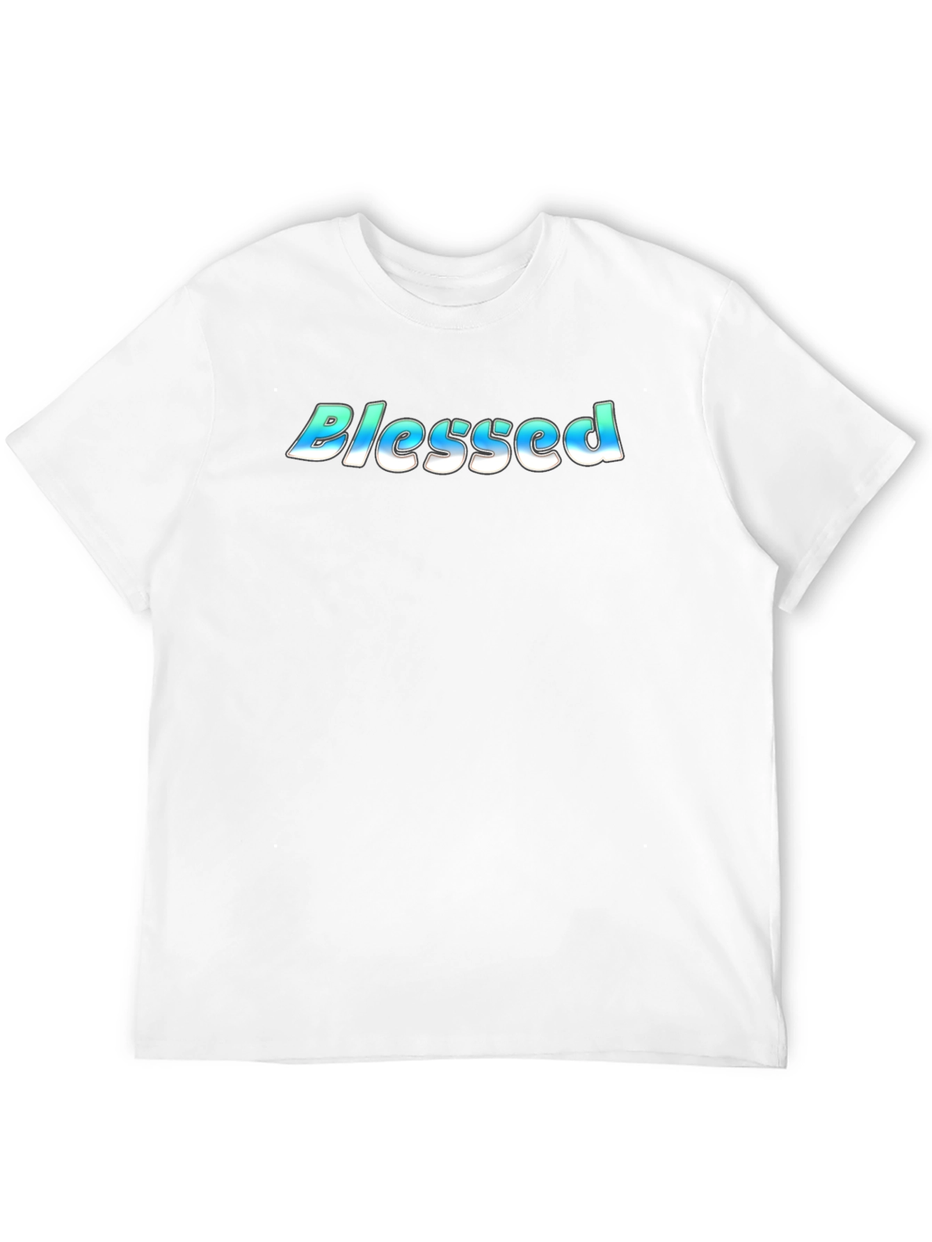 Blessed Graphic Tee - Black Cotton Comfort
