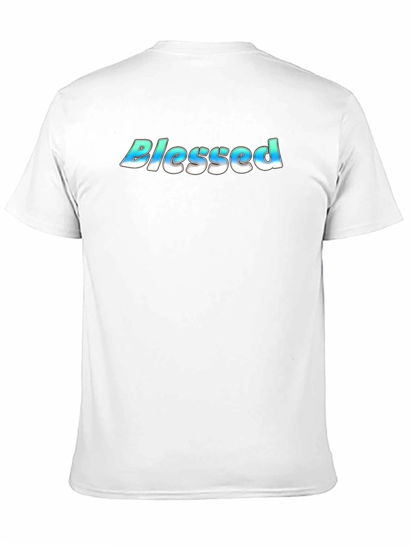 Blessed Graphic Tee - Black Cotton Comfort