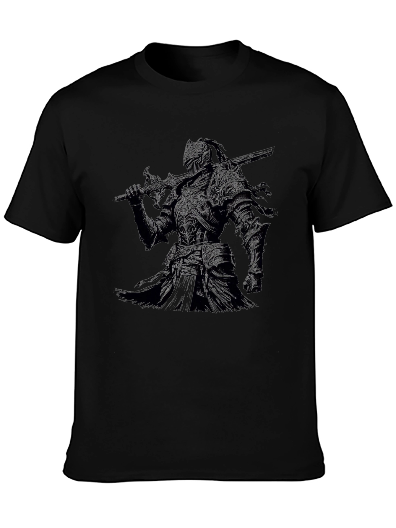 Dark Knight Graphic Print Black T-Shirt