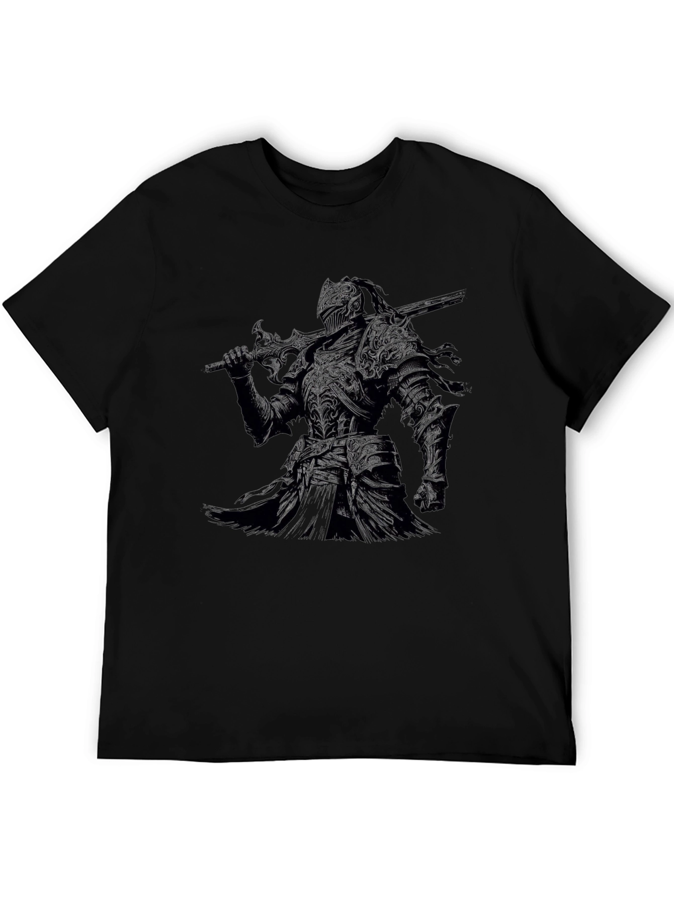 Dark Knight Graphic Print Black T-Shirt